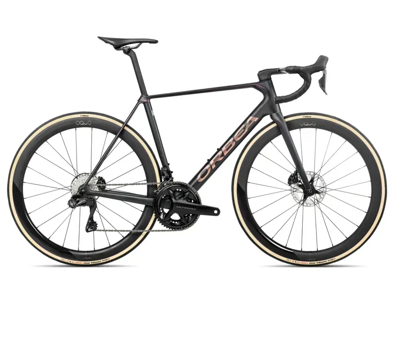 Orbea Orca M20iLTD PWR Diamond Carbon View - Sunset Carbon View Matt