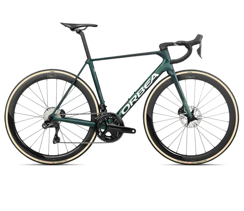 Orbea Orca M20iLTD PWR Escape Green - Carbon View Matt