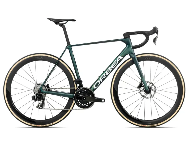 Orbea Orca M21eLTD PWR Escape Green - Carbon View Matt
