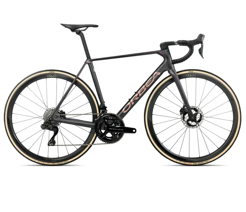 Orbea Orca M10iLTD PWR Diamond Carbon View - Sunset Carbon View Matt