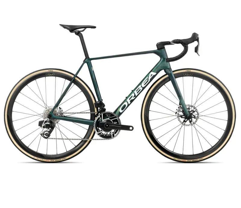 Orbea Orca M11eLTD PWR Escape Green - Carbon View Matt