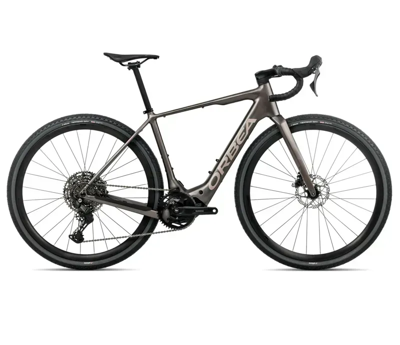 Orbea Denna H40 E-Road Bike in Magnetic Bronze Matt/Nickel Gloss
