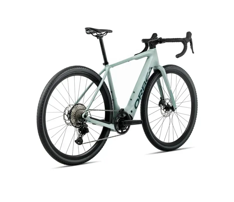 Orbea Denna H50 E-Road Bike in Blue Stone Matt/Escape Green Gloss-2