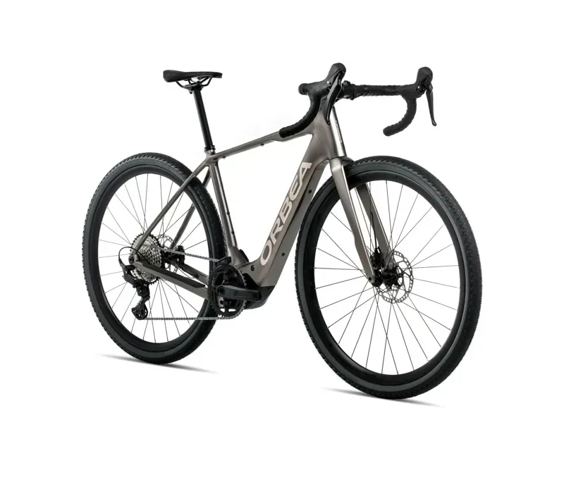 Orbea Denna H50 E-Road Bike in Magnetic Bronze Matt/Nickel Gloss-1
