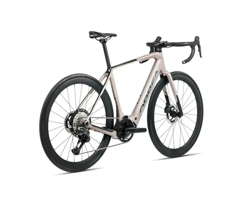 Orbea DENNA M10i E-Road Bike In Nickel Matt/Carbon Raw Gloss-2