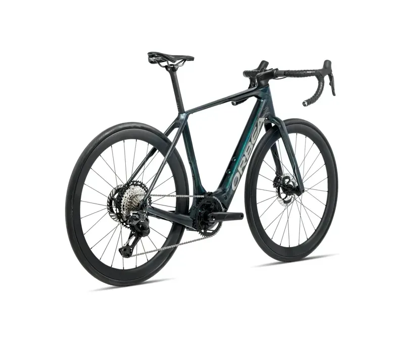 Orbea DENNA M10i E-Road Bike In Escape Green Gloss/Foggy Matt-2