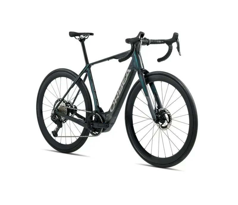 Orbea DENNA M10i E-Road Bike In Escape Green Gloss/Foggy Matt-1