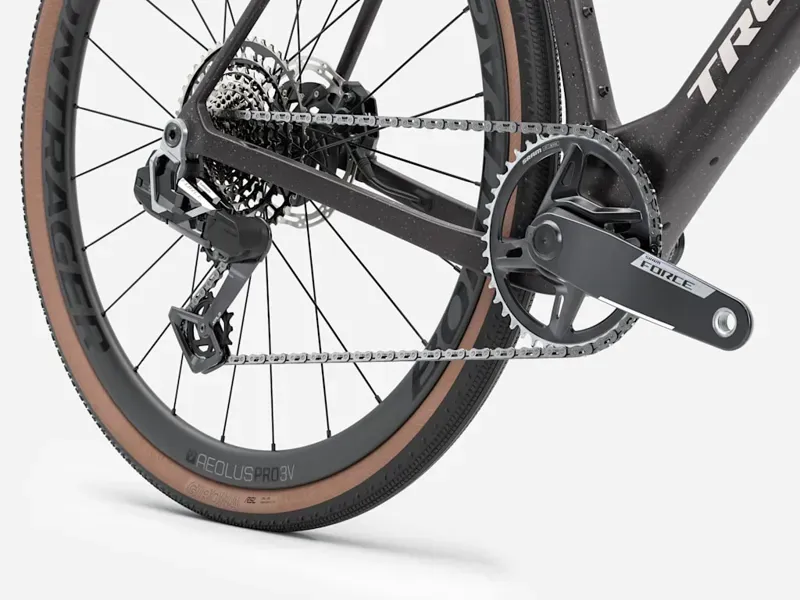 Trek Checkmate SLR 7 AXS Gravel Bike in Gloss Trek Black/Carbon Smoke-1