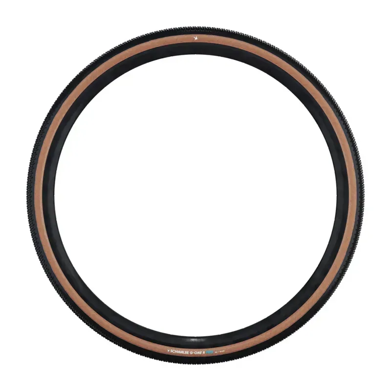 Schwalbe G-One R Pro Super Race Evo V-Guard TLR Gravel Tyre In (folding) BLACK/TRANS